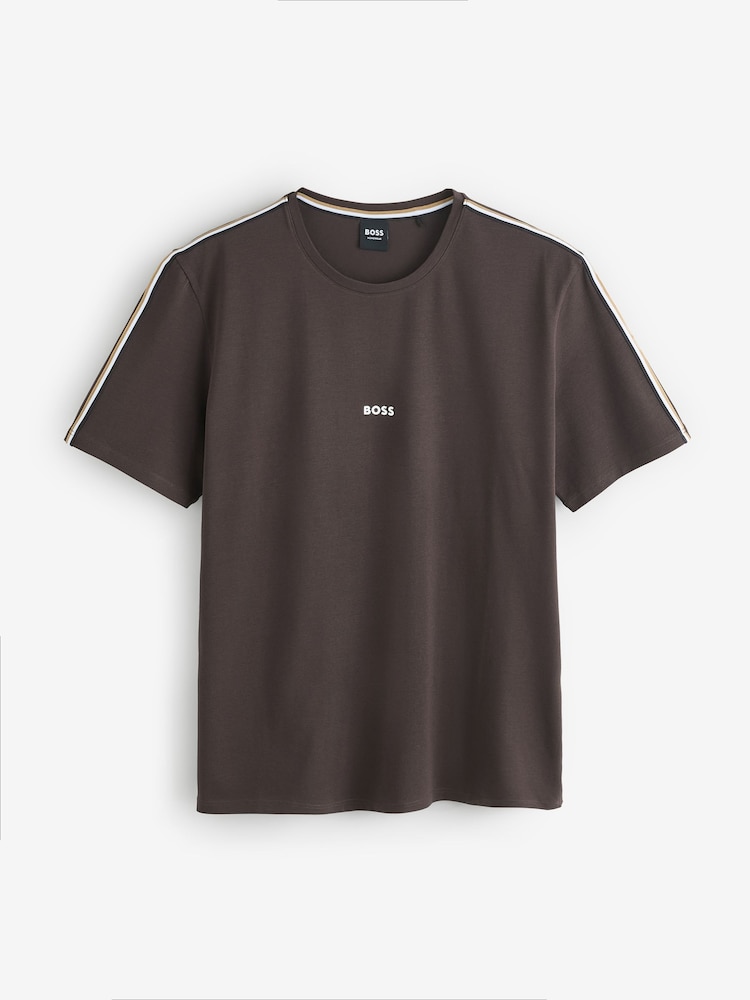 BOSS Brown Unique Logo T-Shirt - Image 5 of 5