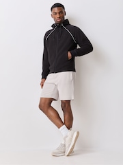 BOSS Black Relaxed Fit Logo Zip Through Sweat Top - Image 3 of 7