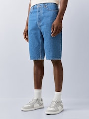 أزرق - HUGO Skater Denim Jorts - صورة 2 من 5