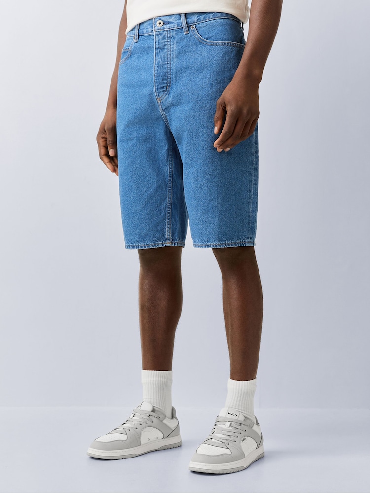 أزرق - HUGO Skater Denim Jorts - صورة 2 من 5