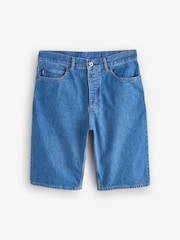 أزرق - HUGO Skater Denim Jorts - صورة 5 من 5