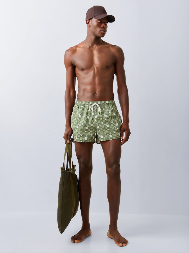 BOSS Green Cala Printed Logo Swim Shorts - Image 1 of 7