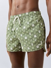 BOSS Green Cala Printed Logo Swim Shorts - Image 3 of 7
