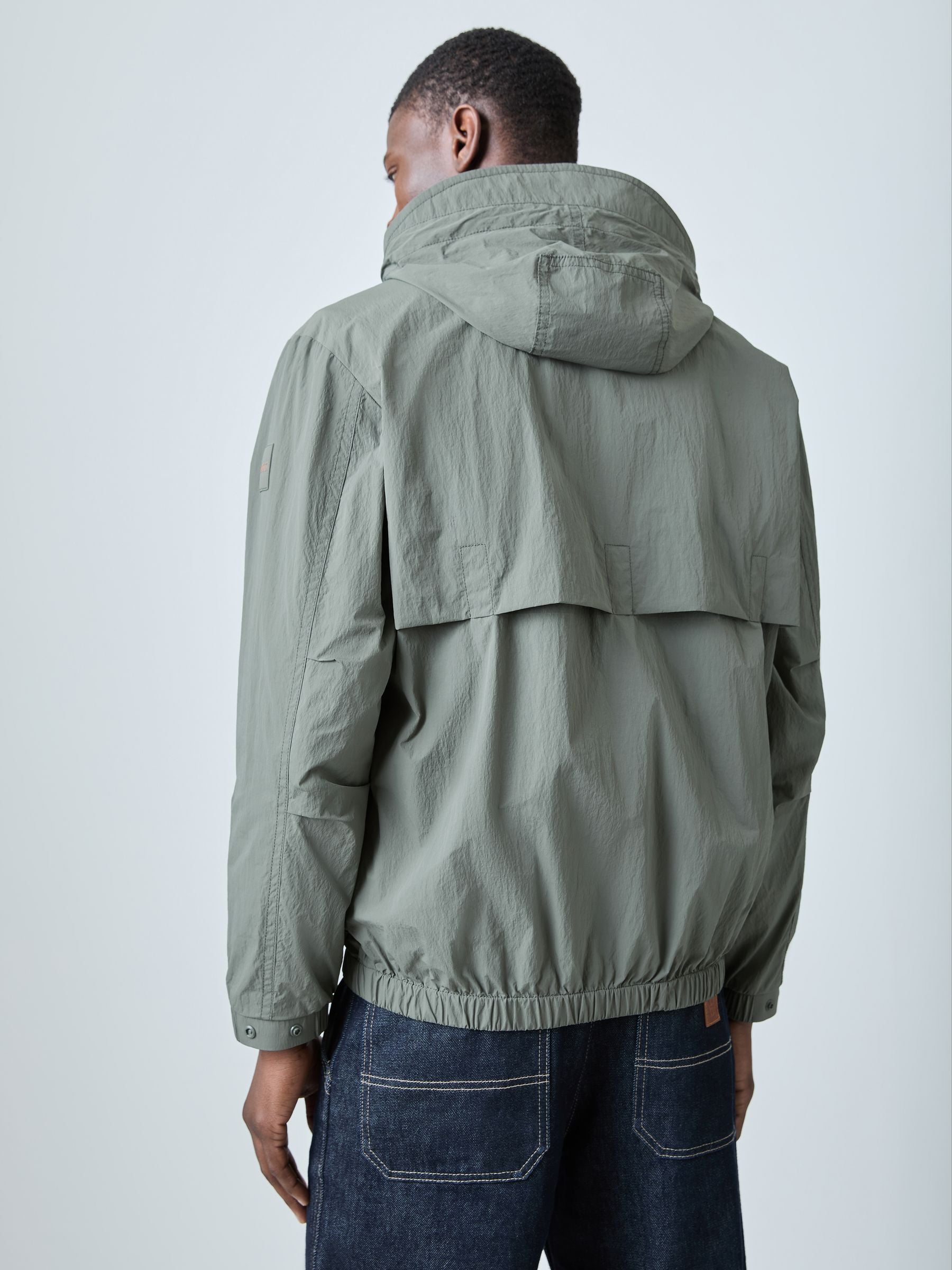 Buy BOSS Grey Oberle Pocket Detail Hooded Jacket from Next USA