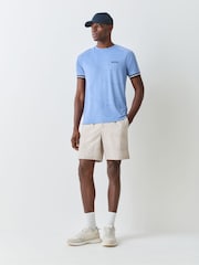 BOSS Blue Regular Fit Logo T-Shirt - Image 2 of 5