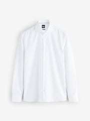 BOSS White Hank Stretch Shirt - Image 6 of 6