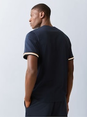 BOSS Blue Iconic Logo T-Shirt - Image 3 of 5