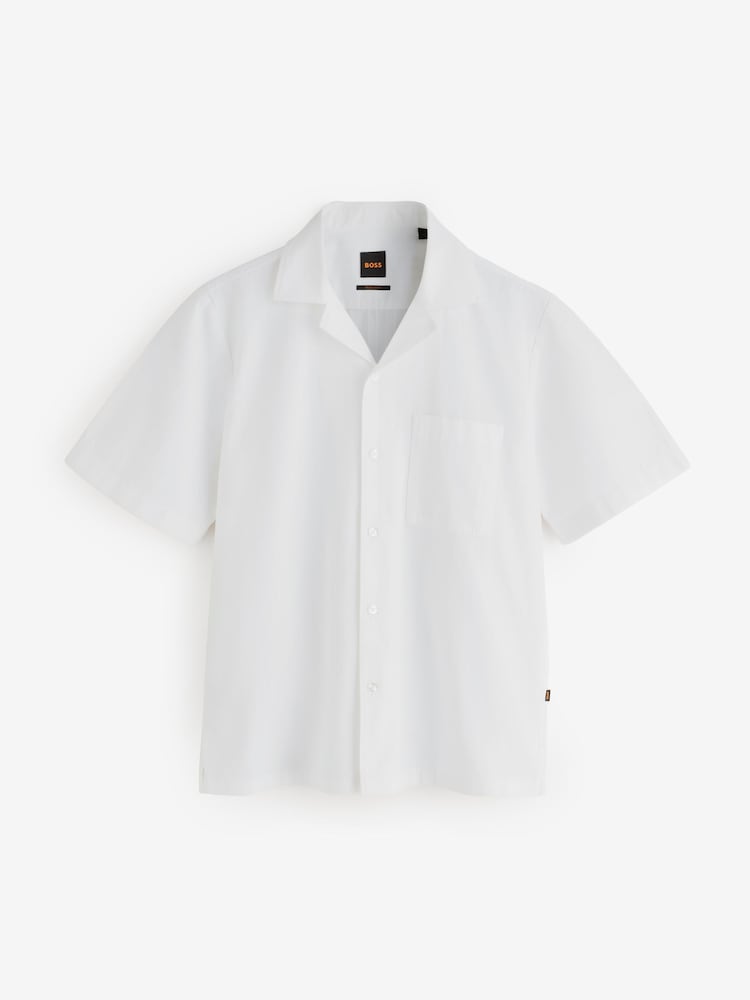 BOSS White Rayer Shirt - Image 1 of 1 BOSS White Rayer Shirt - Image 1 of 1