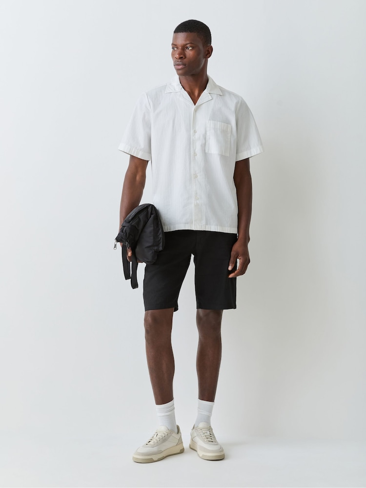 BOSS White Rayer Relaxed Fit Shirt - Image 2 of 6