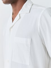 BOSS White Rayer Relaxed Fit Shirt - Image 4 of 6