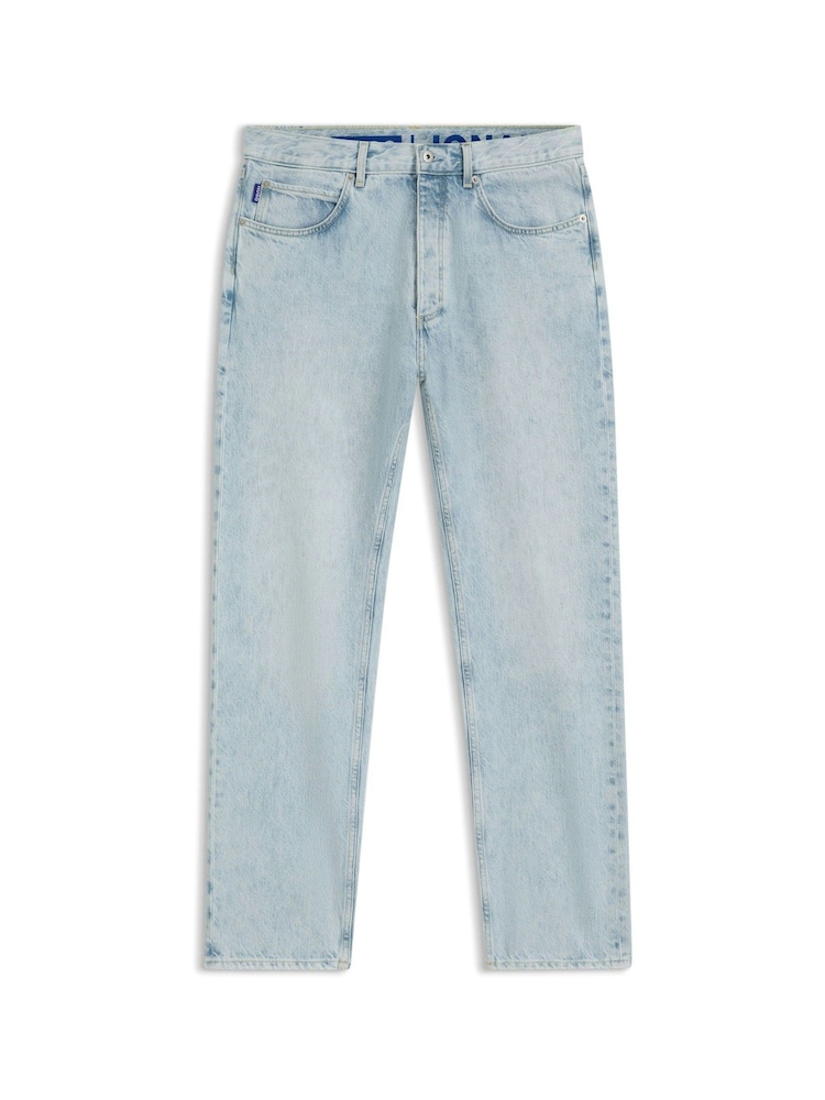 HUGO Blue Jonah Straight Leg Denim Jeans - Image 1 of 2 HUGO Blue Jonah Straight Leg Denim Jeans - Image 1 of 2