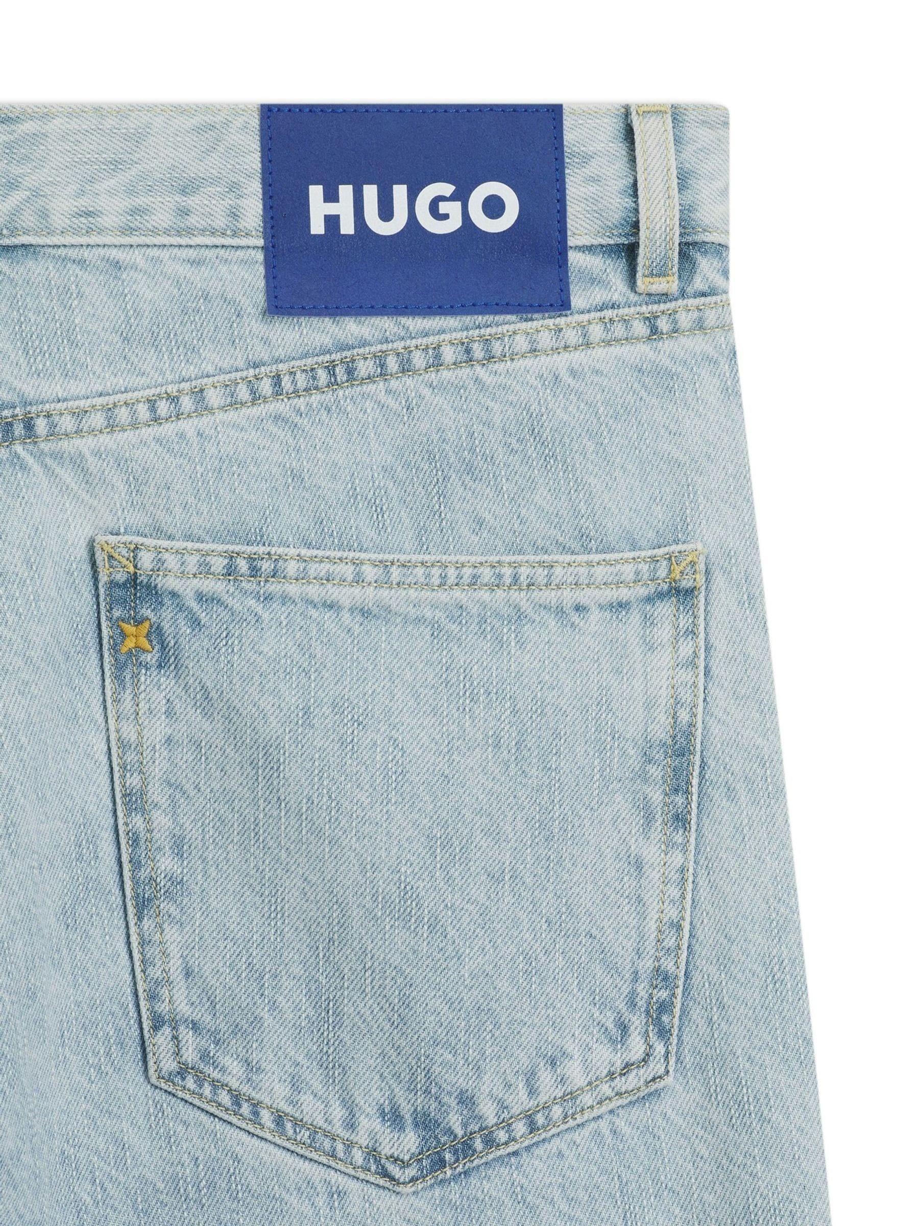 Buy HUGO Blue Jonah Straight Leg Denim Jeans from Next USA