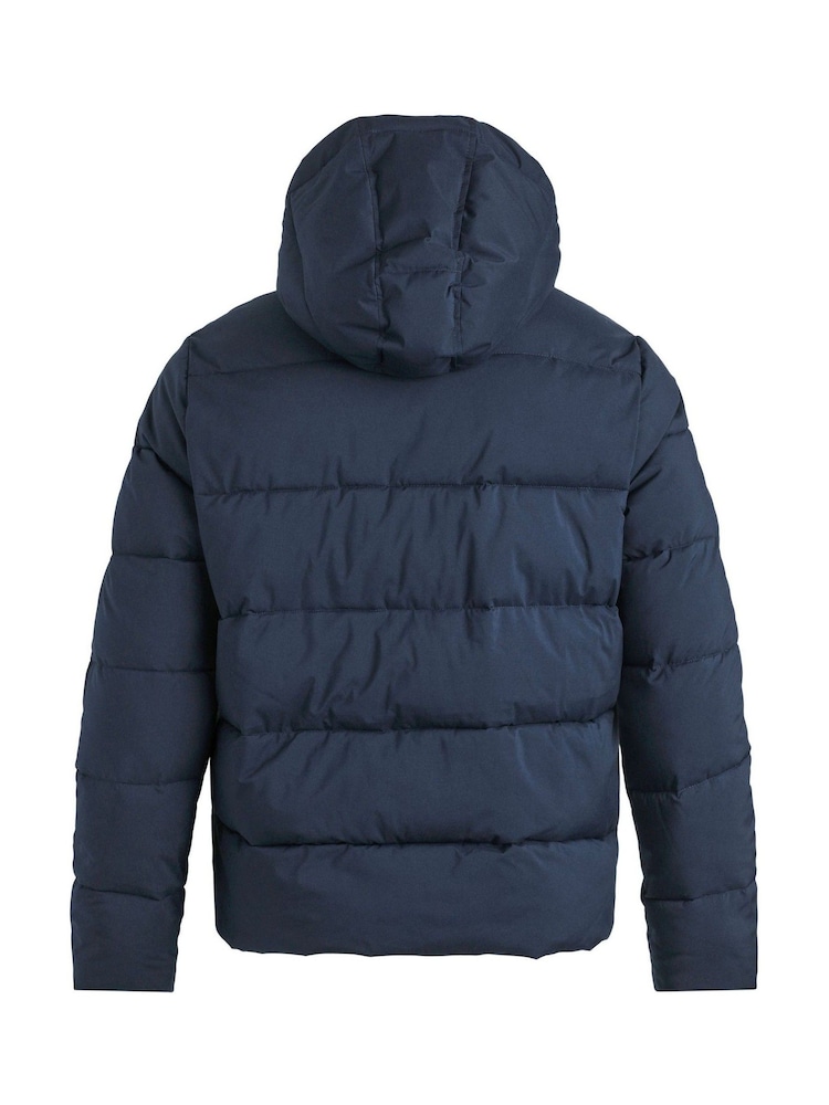 Weird Fish Blue Calderwood Heavyweight Padded Jacket - Image 8 of 8