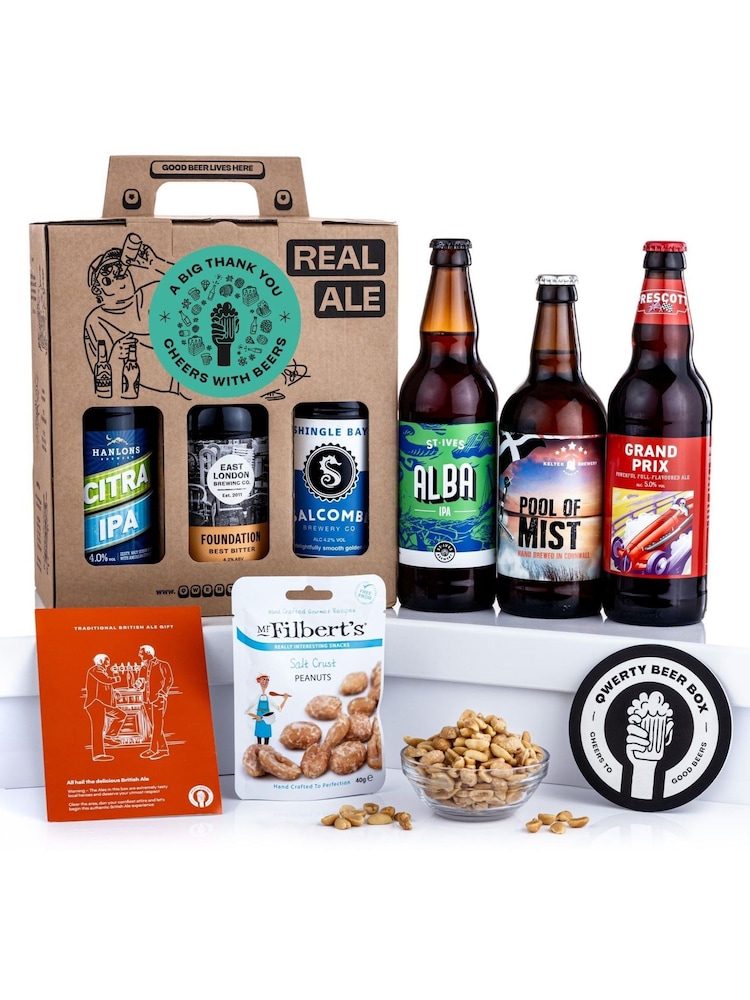 QWERTY Beer Box Thank You Real Ale Beer Gift Experience - Image 2 of 4