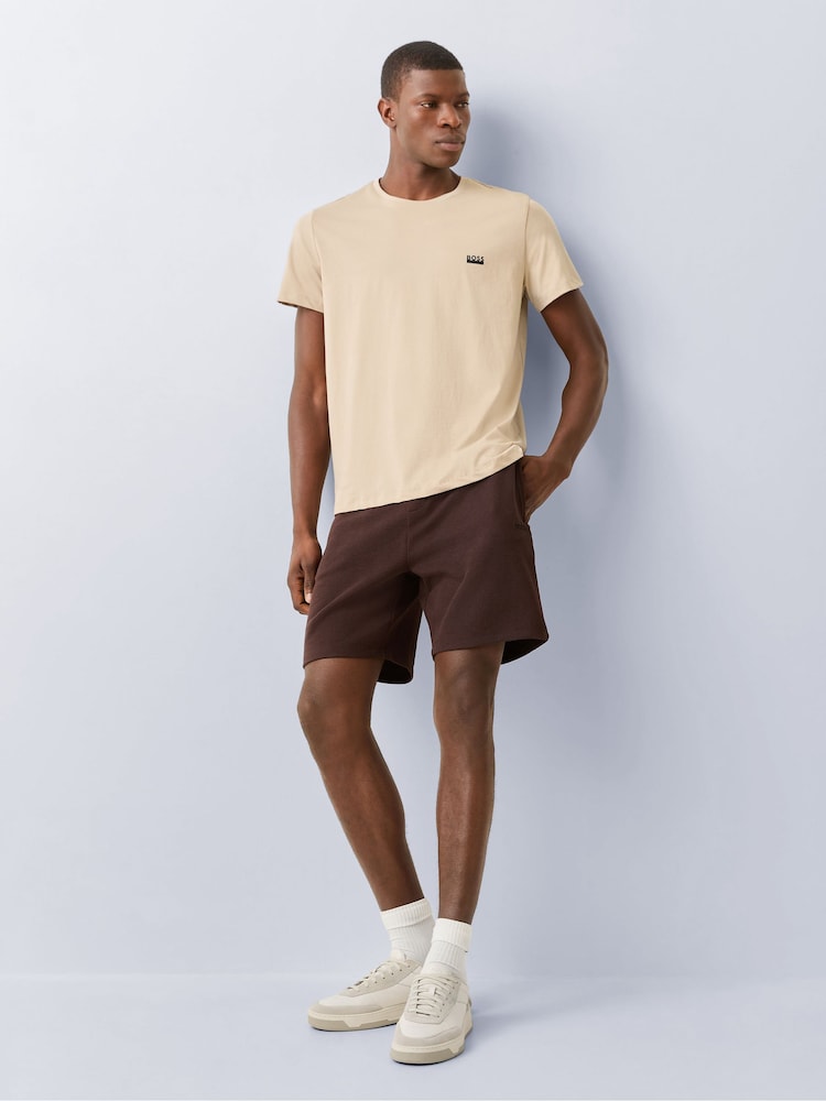 BOSS Cream Regular Fit T-Shirt - Image 2 of 6 BOSS Cream Regular Fit T-Shirt - Image 2 of 6
