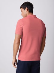BOSS Pink Slim Fit Passenger Box Logo Polo Shirt - Image 3 of 5