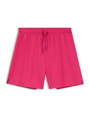 BOSS Pink Logo Jersey Casual Shorts - Image 1 of 1