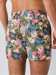 أخضر فاتح - شورت سباحة مطبوع Piranha من BOSS - صورة 3 من 5