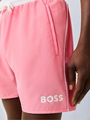 Roz - Pantaloni scurți de baie BOSS Starfish Quick Dry - Imaginea 4 din 6