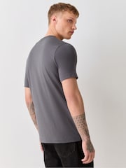 BOSS Dark Grey Regular Fit Logo T-Shirt - Image 3 of 5