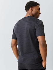 BOSS Blue Relaxed-Fit Logo T-Shirt - Image 3 of 5