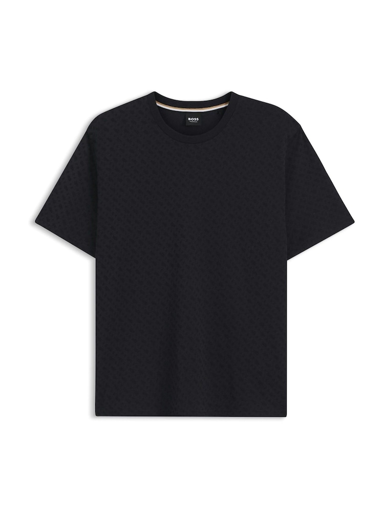 BOSS Blue Relaxed-Fit Logo T-Shirt - Image 5 of 5 BOSS Blue Relaxed-Fit Logo T-Shirt - Image 5 of 5