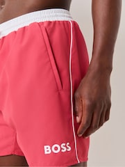 BOSS Red Quick Dry Swim Shorts - Image 4 of 5