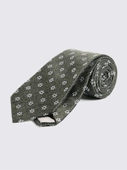 MOSS Green Daisy Tie - Image 1 of 2