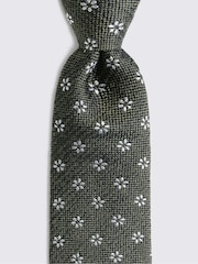 MOSS Green Daisy Tie - Image 2 of 2