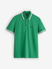BOSS Green Paddy Tipped Collar Polo Shirt - Image 6 of 6