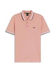 Світло-рожевий - BOSS Сорочка-поло з коміром Paddy - Image 5 of 5