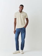 Bright Cream - BOSS Сорочка-поло з коміром Paddy - Image 2 of 5