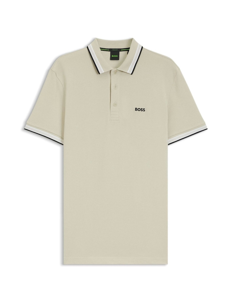 Bright Cream - BOSS Сорочка-поло з коміром Paddy - Image 5 of 5
