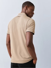 بني - قميص بولو بياقة محففة Paddy Pro من BOSS - Image 4 of 6