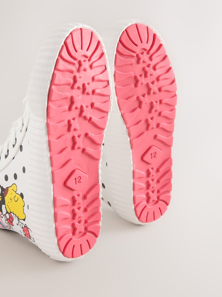 White Hello Kitty & Friends High Top Trainers - Image 5 of 5 White Hello Kitty & Friends High Top Trainers - Image 5 of 5