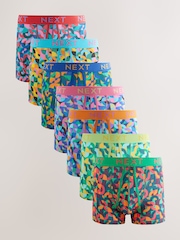 Multi Geo Print A-Front Boxers 7 Pack - Image 1 of 11