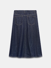 Mint Velvet Blue Denim Midi Skirt - Image 8 of 8
