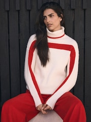 Mint Velvet Contrast Stripe Jumper - Imagen 3 de 8