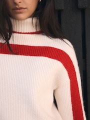 Mint Velvet Contrast Stripe Jumper - Imagen 4 de 8