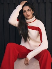 Mint Velvet Contrast Stripe Jumper - Imagen 5 de 8