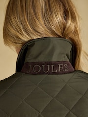 Khaki Zeleno - Highgrove Diamond Quilted Jacket - Slika 11 od 12