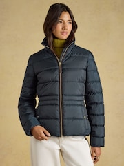 Granatowy - Paddock Showerproof Padded Coat - Obraz 1 z 9