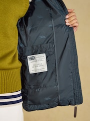Granatowy - Paddock Showerproof Padded Coat - Obraz 4 z 9