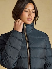 Granatowy - Paddock Showerproof Padded Coat - Obraz 6 z 9