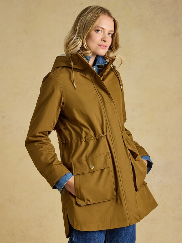 Imperméable Evercosy doublé en tissu Borg avec capuche - Image 1 sur 10