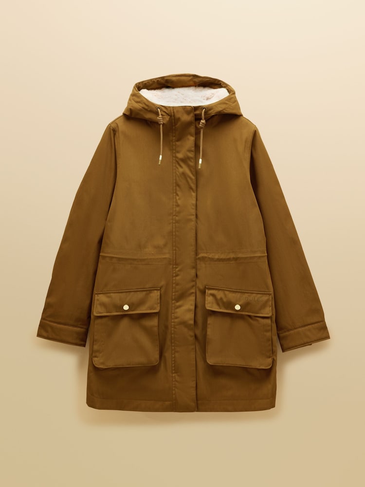 Imperméable Evercosy doublé en tissu Borg avec capuche - Image 10 sur 10