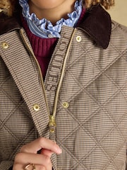 Harrogate Check Diamond Quilted Jacket - Image 4 of 12