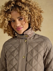 Harrogate Check Diamond Quilted Jacket - Image 7 of 12