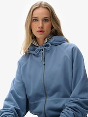 Superdry Blue Studios Relaxed Zip Hoodie - Image 4 of 7
