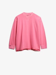 Superdry Pink Studios Crew Sweat top - Image 6 of 7